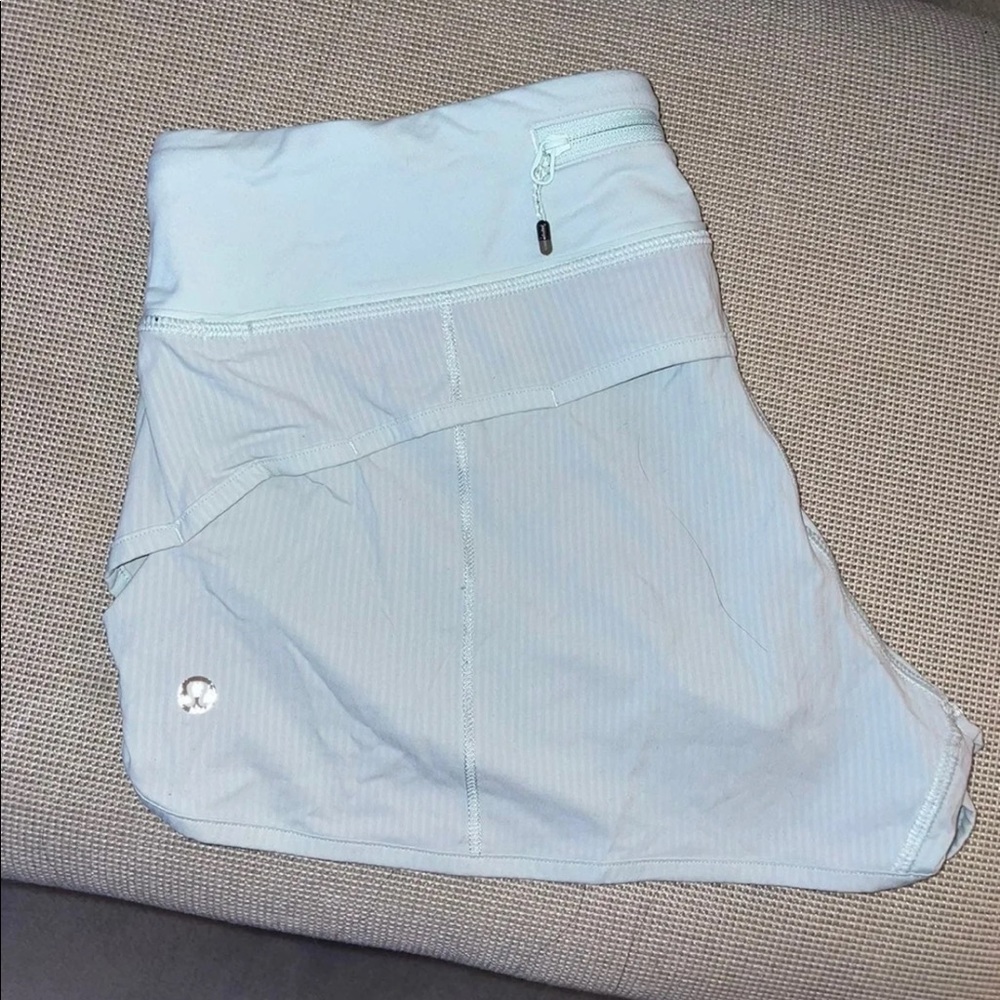 Icy Blue Lululemon Shorts 6